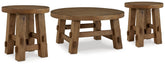 J&M Furniture - Ashley Furniture - Mackifeld Coffee Table and 2 End Tables - Coffee Table and 2 End Tables - T724T1